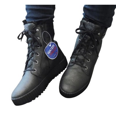 ROMIKA Women Montreal 04 Boots EU 42 US 11 Black Leather Waterproof NWOB