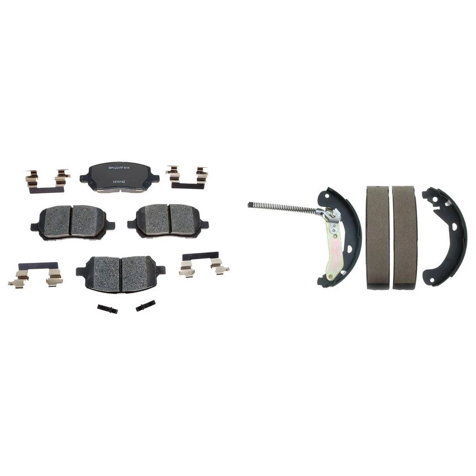 Kit pastillas de freno y zapatas de freno delanteras traseras de cerámica para Pontiac G4 2005-2006 Foto 4 de 4