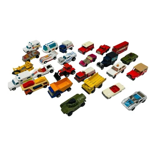 Vintage Matchbox Car Lot Late 1970s–1980s Diecast Vehicles Played With