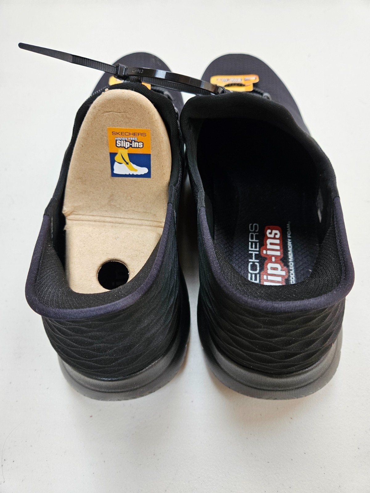 Skechers Slip-ins Summits UK 14 Black Trainers Hands-Free Memory Foam image 6