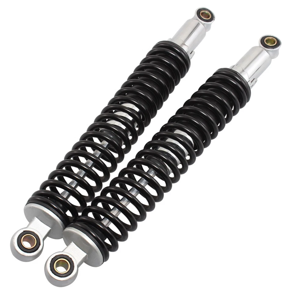 Universal  Motorcycle 400mm Rear Air Shock Absorber Suspension Steel For Honda - Image 3 of 4