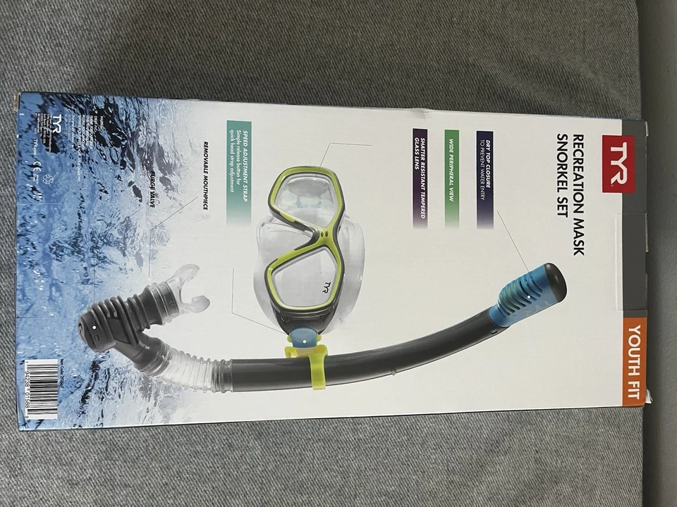 Набор маски для сноркелинга TYR Youth Fit - Изображение 3 из 3