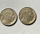1913 T1 and T2 Buffalo Nickel set