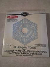 Sizzix Bigz Die Snowflake 4 with Die Embossing Folder 657366 NEW