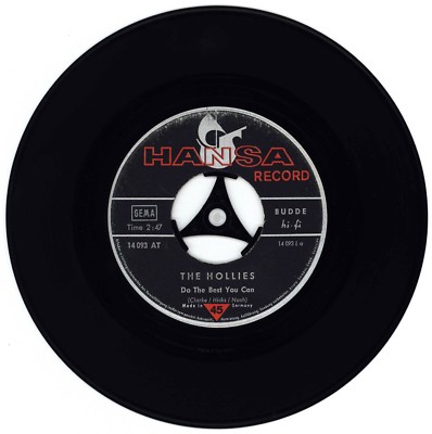 THE HOLLIES ''Do The Best You Can'' Single 1968 D Hansa 14093 AT