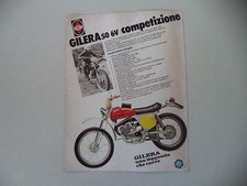 advertising Pubblicità 1973 MOTO GILERA 50 6V COMPETIZIONE