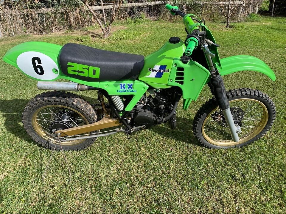 1983 Kawasaki KX250 Motocross Motorcycle POSTER 24 X 36 INCH Sweet