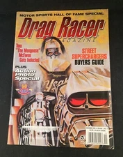 VINTAGE DRAG RACER MAGAZINE FEATURING TOM(MONGOOSE) MCEWEN Nov 2001 Corvette