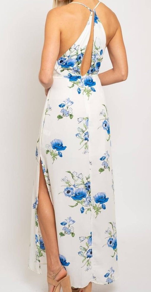 Women's LUSH Floral Maxi Dress Nordstrom XL $79