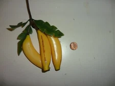 Vinyl Vintage Small Bunch of Hanging Bananas - Hong Kong