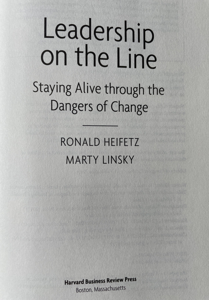 Leadership on the Line / Ronald Heifetz, Marty Linsky (2017