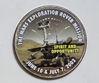 The Mars Exploration Rover Mission Colorized Commemorative Kennedy Half Dollar