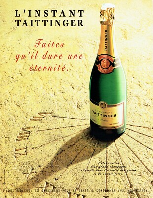 Advertising Advertising 520 1999 Champagne L'Instant Taittinger Make Eternity