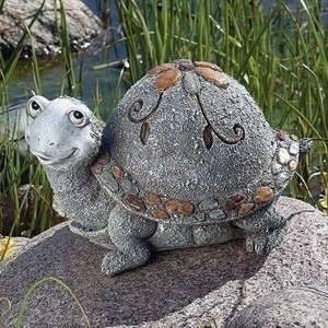 Turtle Pebble Yard Decor 6 inch Resin Garden Statue Lawn Ornament | eBay