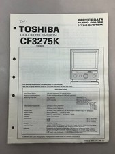 Toshiba CF3275K Original Service Manual Free Shipping