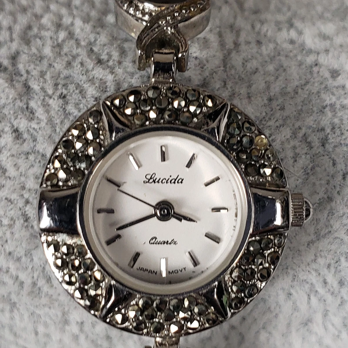 LUCIDA Women s Quartz Watch Silver Tone Bracelet NEW BATTERY