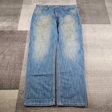 Y2K Southpole Xclusive Wide Leg Jeans Mens 40 Blue Denim Y2K Baggy Skater Grunge