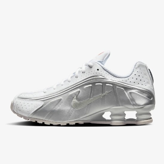 Nike Shox R4 Белый/серебристый металлик (HQ1988-101) Доставлены в кратчайшие сроки