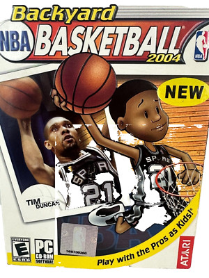 Vintage NBA Backyard Basketball Classic 2004 PC CD-ROm Atari  - Sealed