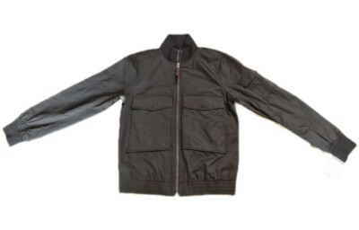 Abercrombie & Fitch Übergangs Jacke Gr. XS Herren Kinder Schwarz Herbst Neu