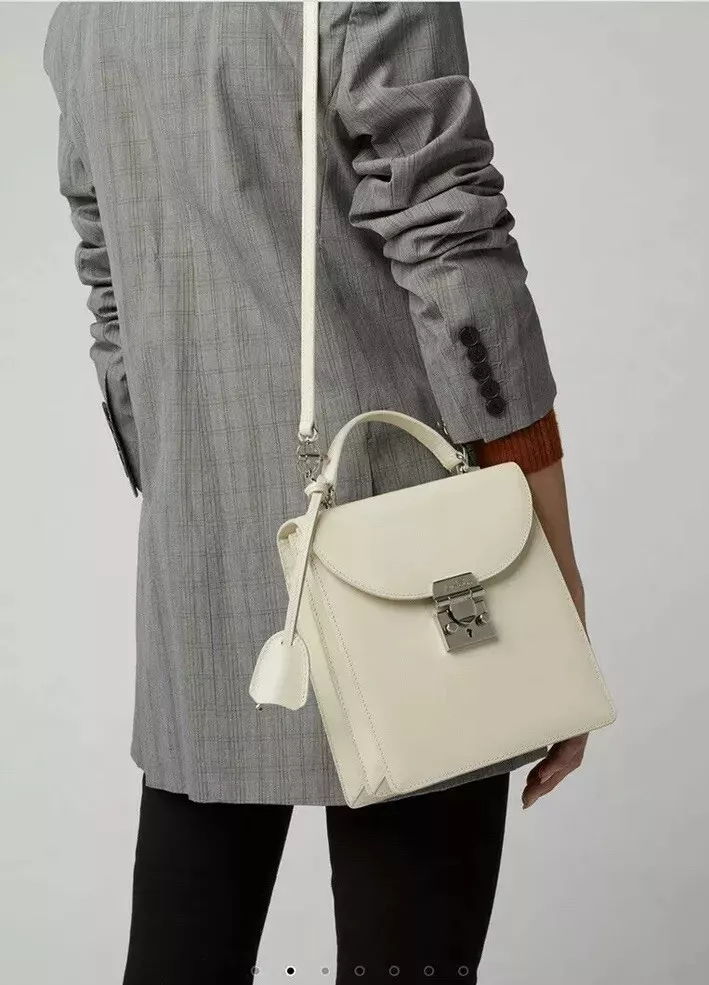 Mark Cross Uptown leather shoulder bag 1638 RTP