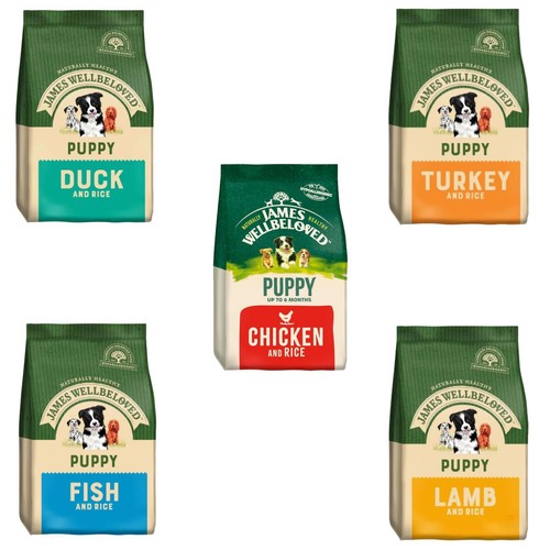 James Wellbeloved Dry Puppy Dog Food Hypoallergenic Kibble Crunchy