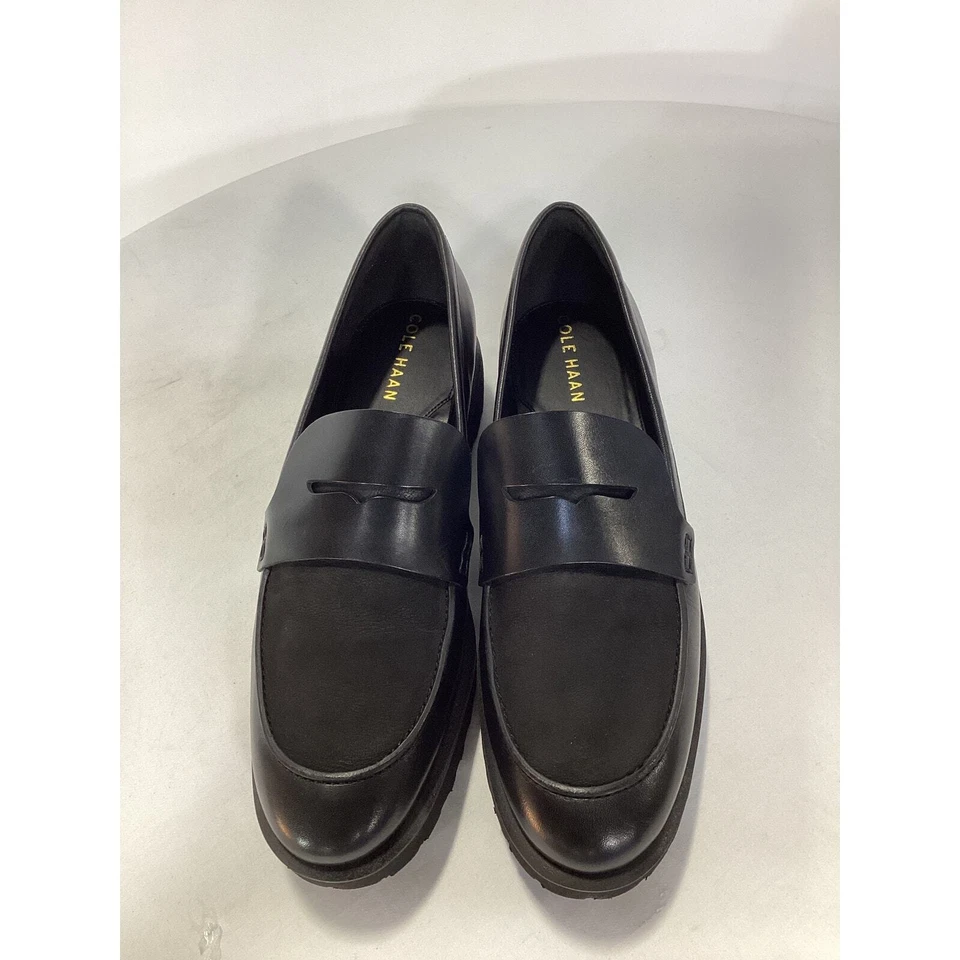Mocasín Cole Haan 'Ginebra' de cuero negro talla 9 - Nuevo con etiquetas Foto 2 de 4