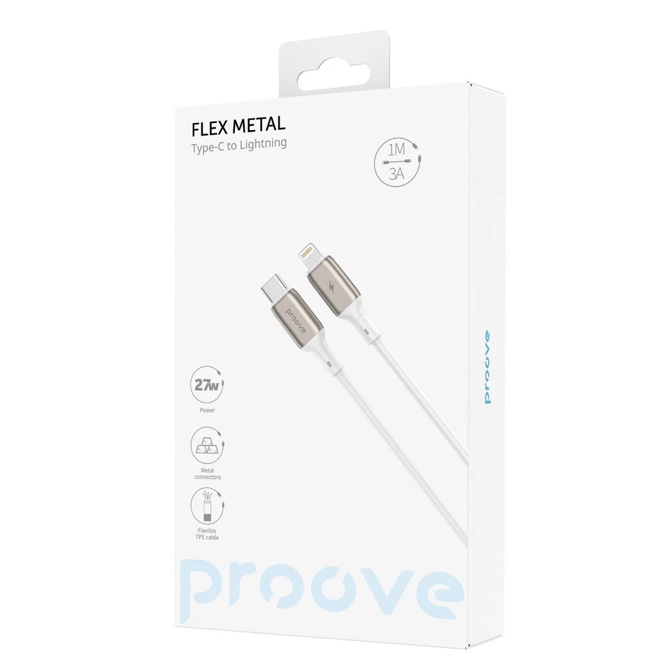 Cable Flex Metal - Fast Charging: Type-C to C, Lightning, Micro USB, USB-C. - Image 4 of 4