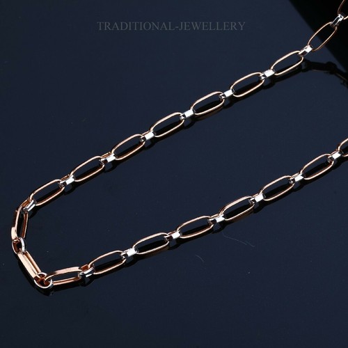 18K Rose Gold Hallmark choco chain 