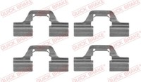 Quick Brake 109-1749 ZubehöRkit, Scheibenbremsbelag FüR Renault