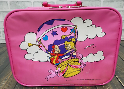 1990 Alvin & Chipmunk Vintage Pink Child Travel Bag Hot Air