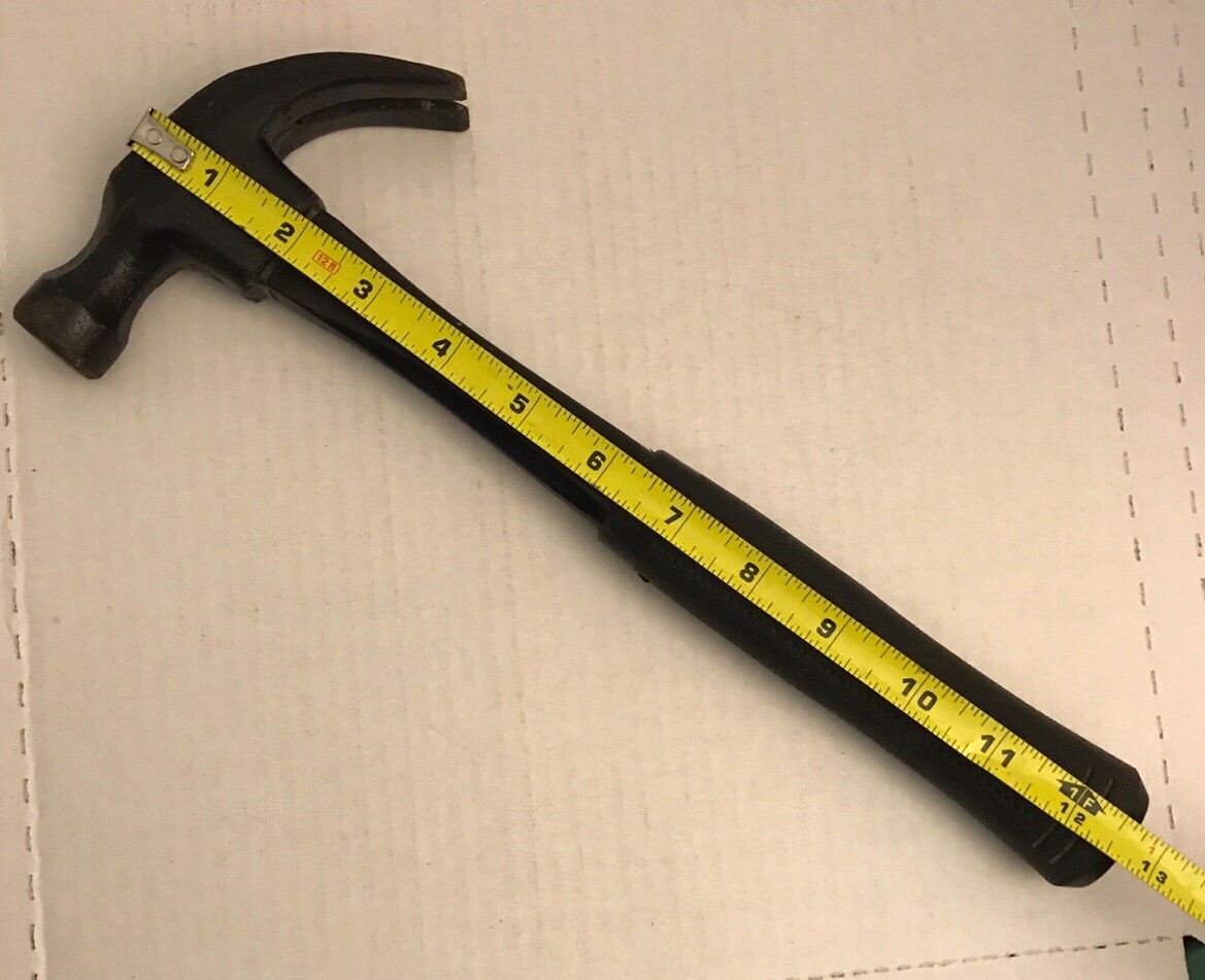 Claw Hammer BARCO USA Construction Black Rubber grip Framing tools