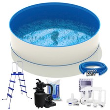 Rundpool SET KOMFORT d 3,00 x 1,20 m 0,6 mm Folie & Stahlwand Pool Rundbecken