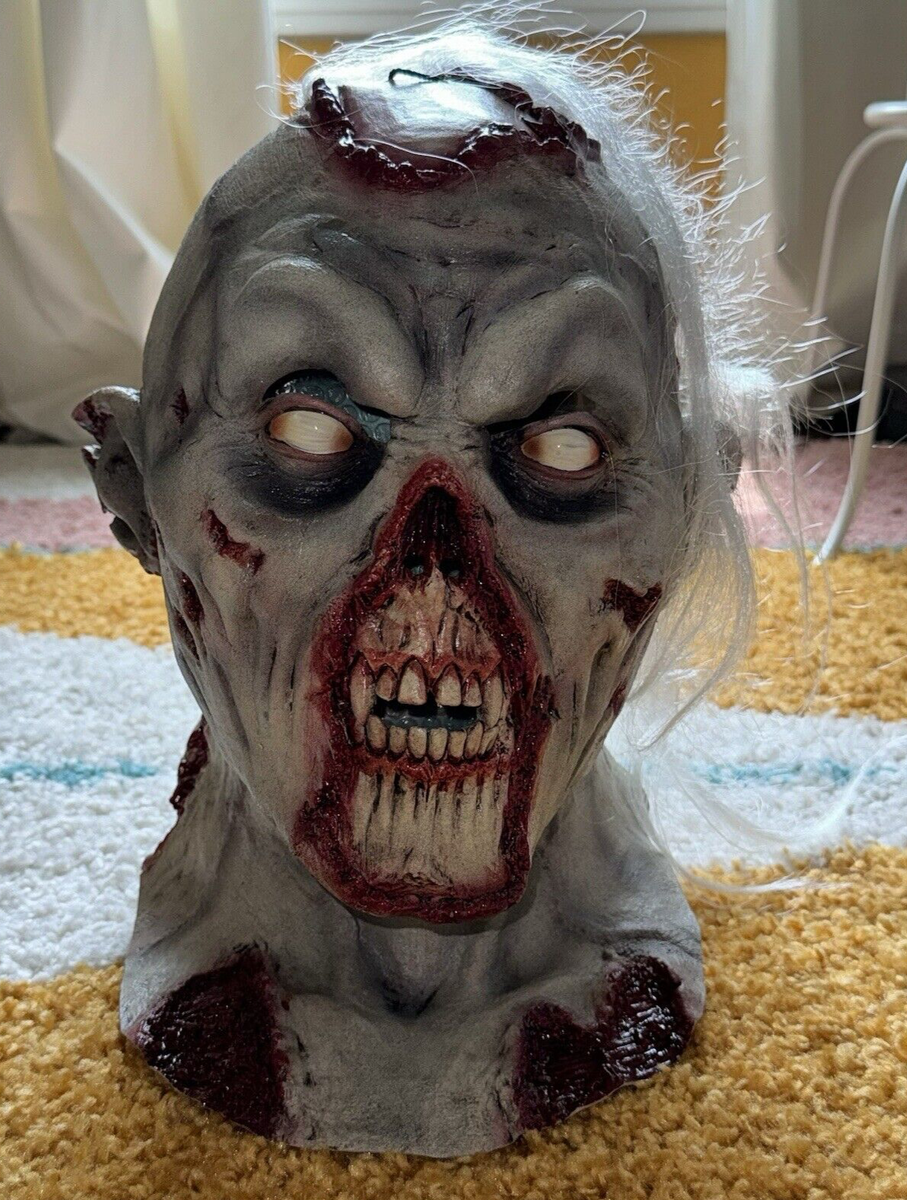 Halloween ANCIENT ZOMBIE MASK Adult Latex Deluxe Mask Ghoulish