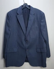 Daniel Cremieux Collection Blazer Mens 46R LORO PIANA of Italy Blue Suit Jacket