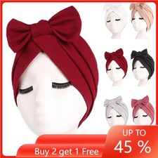 Bonnet Muslim Women Hijab Turban Chemo Cap Hair Loss Hat Beanies Head Wrap Scarf