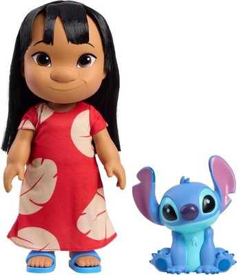 Disney Lilo & Stitch 14 In Poseable Lilo Doll with 5 In Stitch Figure Collectibl