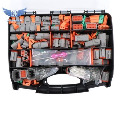 #ad 706 × DT Connector Kits 2 12 Pin PA66 Nylon With Removal Tool Solid Contacts $102.77