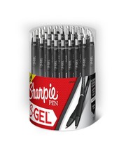 Sharpie S-Gel Gel Pen, Medium Point, Black Ink, 36/Pack 2096180 