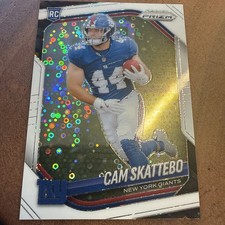 2025 Panini Prizm Cam Skattebo White Disco Prizm Rookie #363 New York Giants🔥🔥