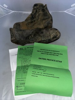 Original Saving Private Ryan Screen Used Movie Prop Costume 2nd Rangers Boots
