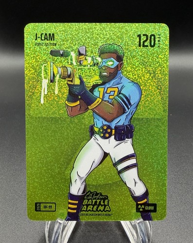 2025 Bo Jackson Battle Arena J-CAM Icon Foil Glow SSP IBF-99 Junior Caminero