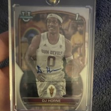 Topps 2022-23 Bowman Chrome DJ Horne Autograph 1st Bowman #54 Sun Devils