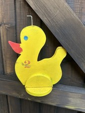 Vintage Wooden Fairground Hook A Duck Retro Carnival Game Nice Patina Decorative