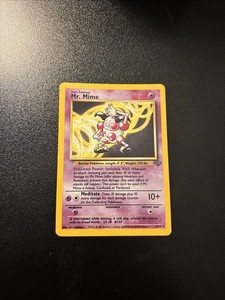 Mr Mime Pokemon Card