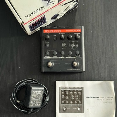 TC-Helicon VoiceTone Harmony-M Digital Vocal Harmonizer/FX Pedal w/ Box