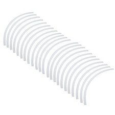 20pcs Fit 20" Wheel Motorcycle Car Bike Wheel Rim Sticker Strips Reflective