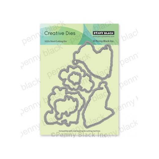Penny Black Creative Cutting Dies - Cozy Festive Frolic Cut Out 51-582