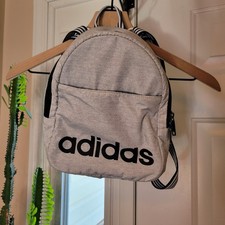 Adidas Mini Grey And Black Backpack