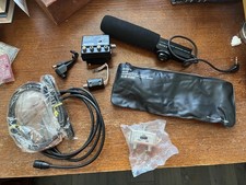 Sony ECM-K100 Electret Condenser Microphone,RFU Adapter, Misc Connectors
